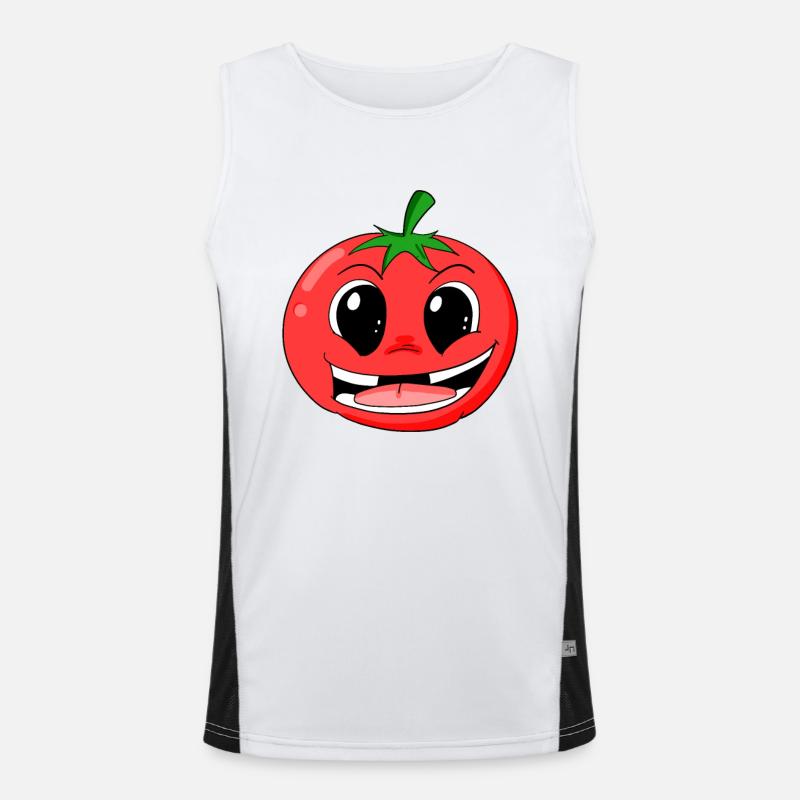 Tomate Débardeur respirant contrasté Homme 