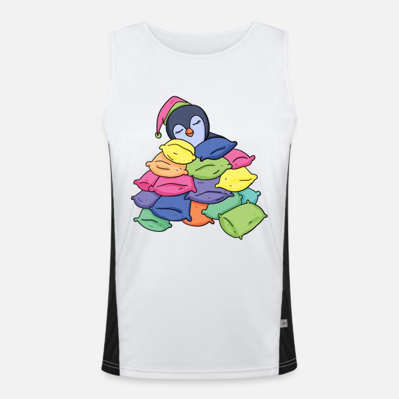 Sleeping Penguin Men's Functional Contrast Tank Top 