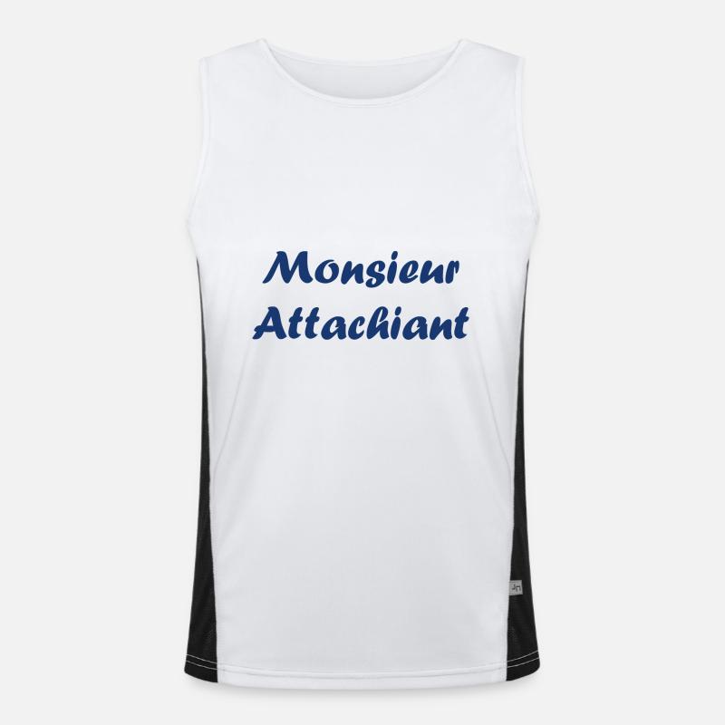 Attachiant Débardeur respirant contrasté Homme 