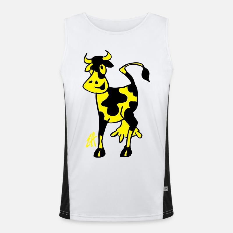 Vache Débardeur respirant contrasté Homme 