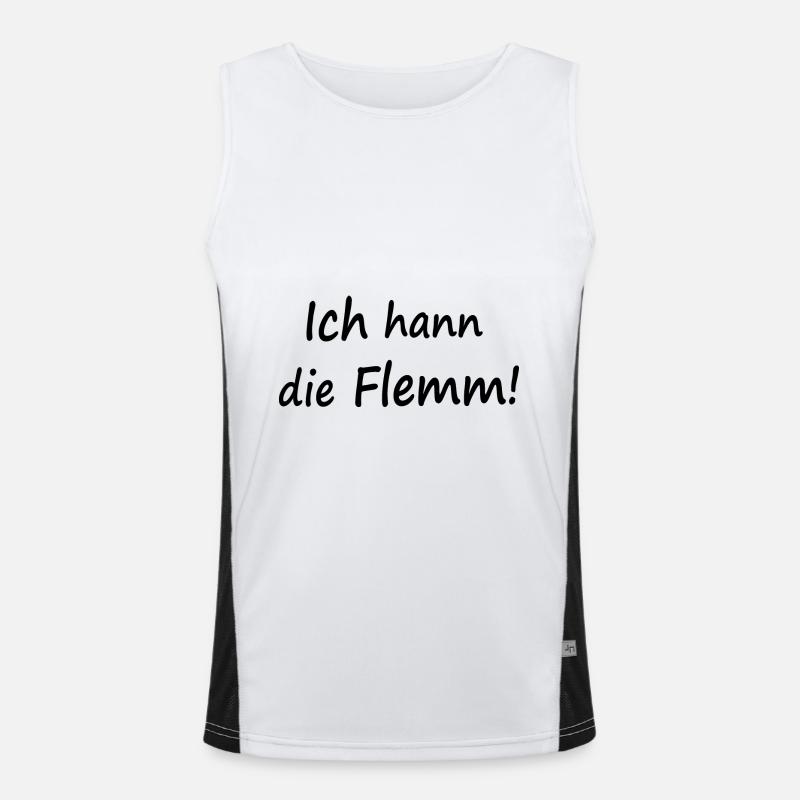 Saarländer Saarländisch Saar Saarland Geschenk Funktionelles Kontrast-Tank Top für Männer 