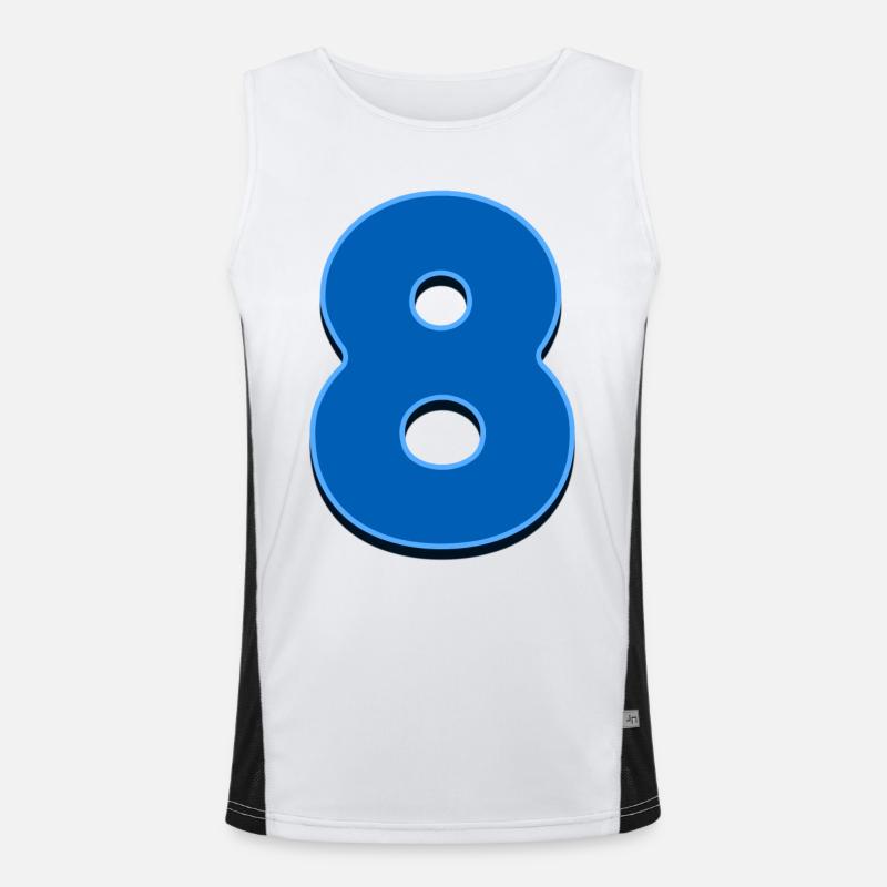 8 - Eight Men's Functional Contrast Tank Top 