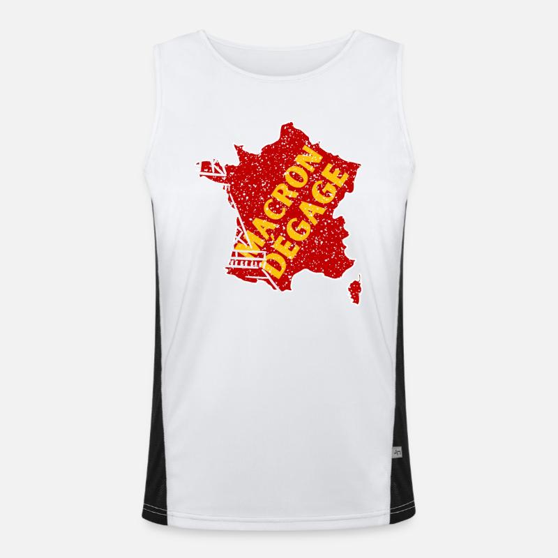 MACRON CLEARS Men's Functional Contrast Tank Top 