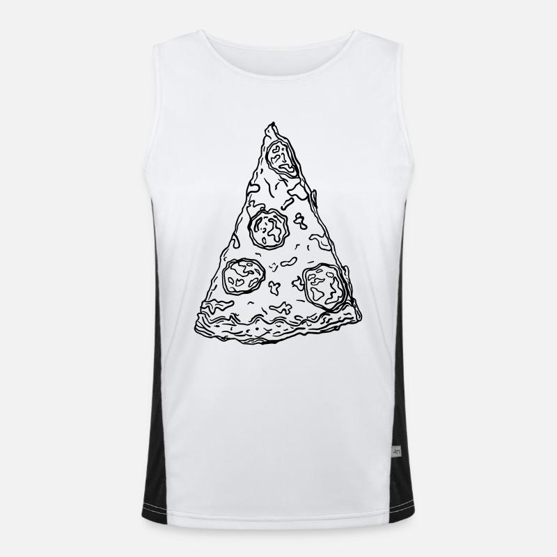 Pizza Men's Functional Contrast Tank Top 