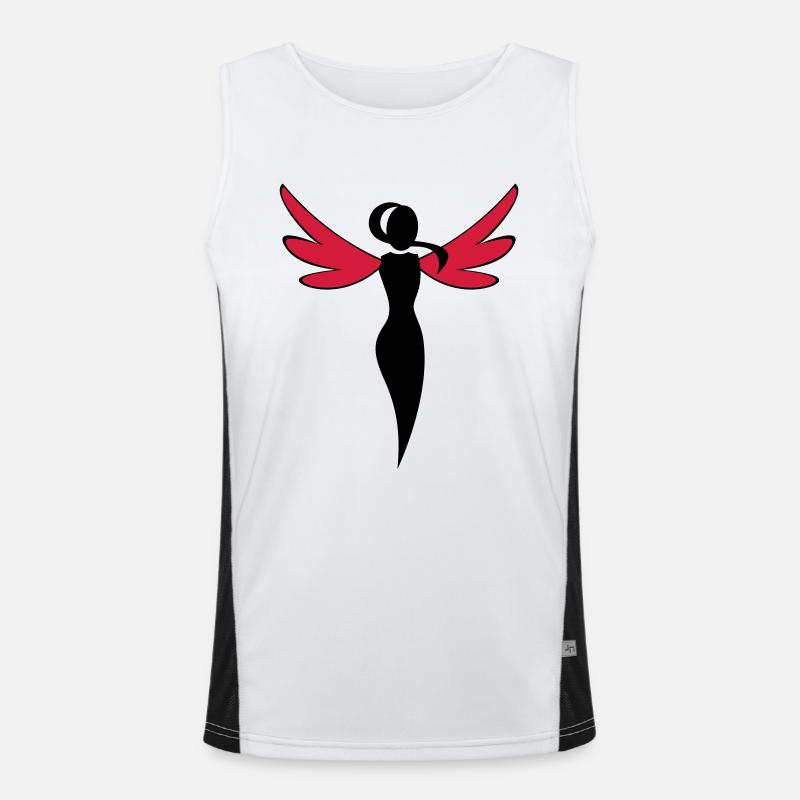 flying Men's Functional Contrast Tank Top 