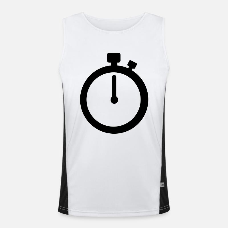 Stop watch Men's Functional Contrast Tank Top 