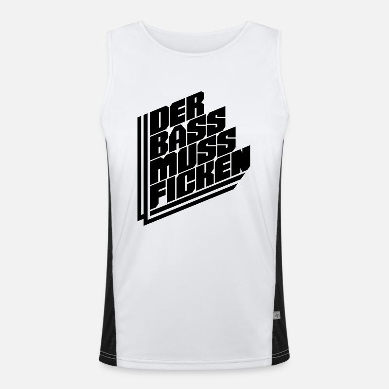 Basse doit baiser No.01 Débardeur respirant contrasté Homme 
