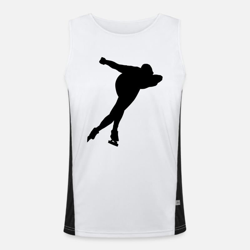 skating Men's Functional Contrast Tank Top 