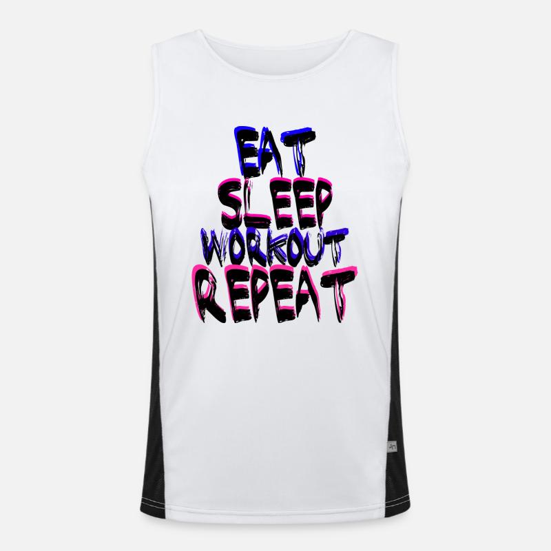 Workout Débardeur respirant contrasté Homme 