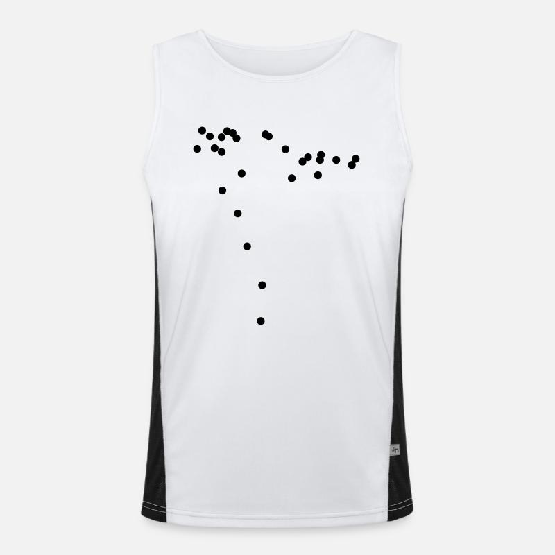 Spraypattern AK 47 CSGO Funktionelles Kontrast-Tank Top für Männer 