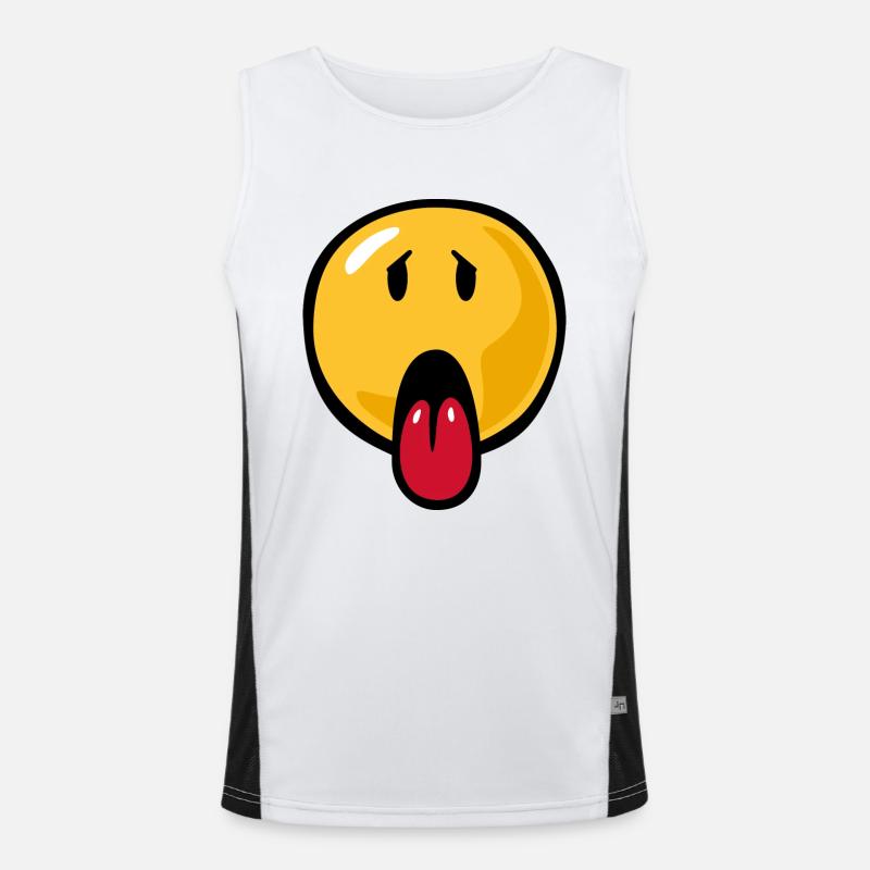 Smiley sick Débardeur respirant contrasté Homme 