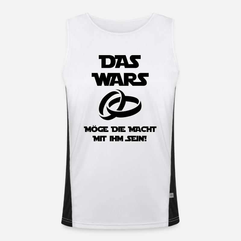 das_wars_ehe Funktionelles Kontrast-Tank Top für Männer 
