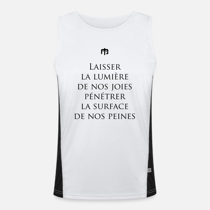 joie Débardeur respirant contrasté Homme 