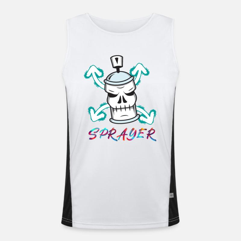 Sprayer Funktionelles Kontrast-Tank Top für Männer 