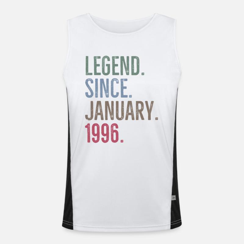 Legend Since January 1996 Men's Functional Contrast Tank Top 