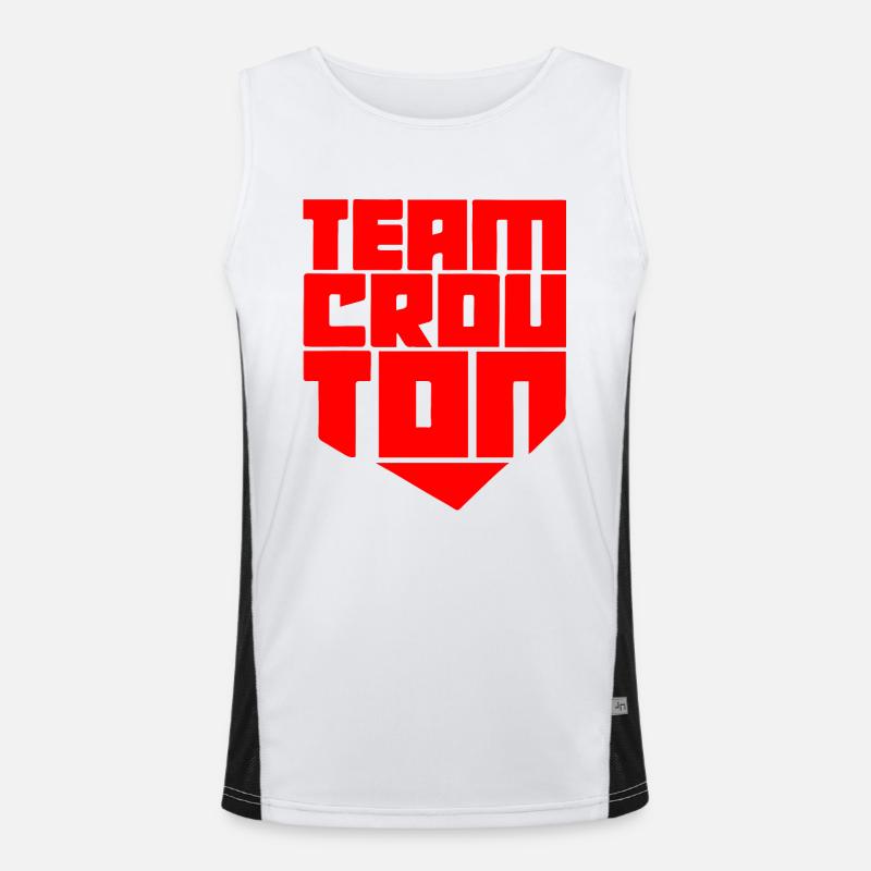 TEAM CROUTON Débardeur respirant contrasté Homme 