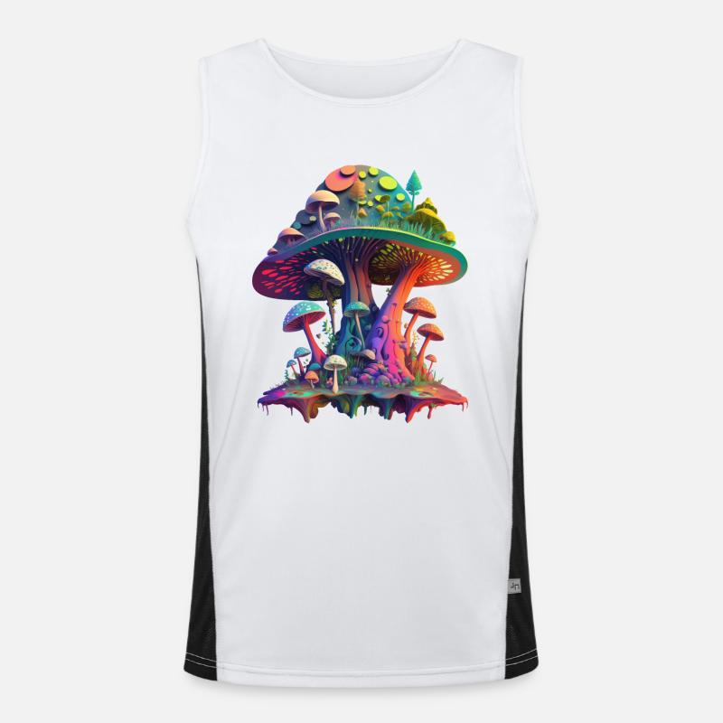 CHAMPIGNONS TRIPPY Débardeur respirant contrasté Homme 