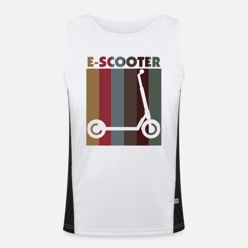 E-Scooter Scooter Débardeur respirant contrasté Homme 