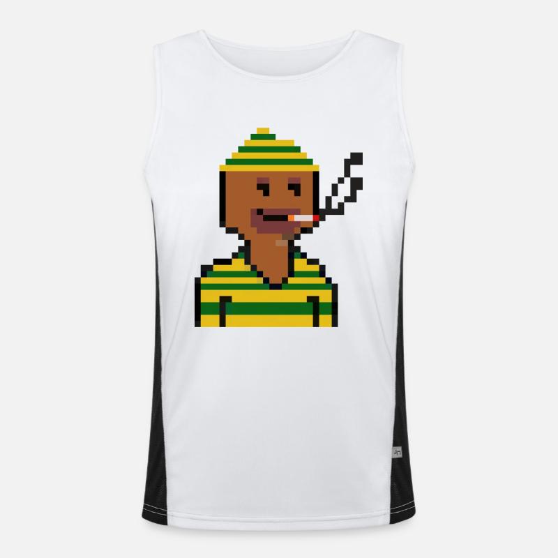 Josef steam engine Funktionelles Kontrast-Tank Top für Männer 