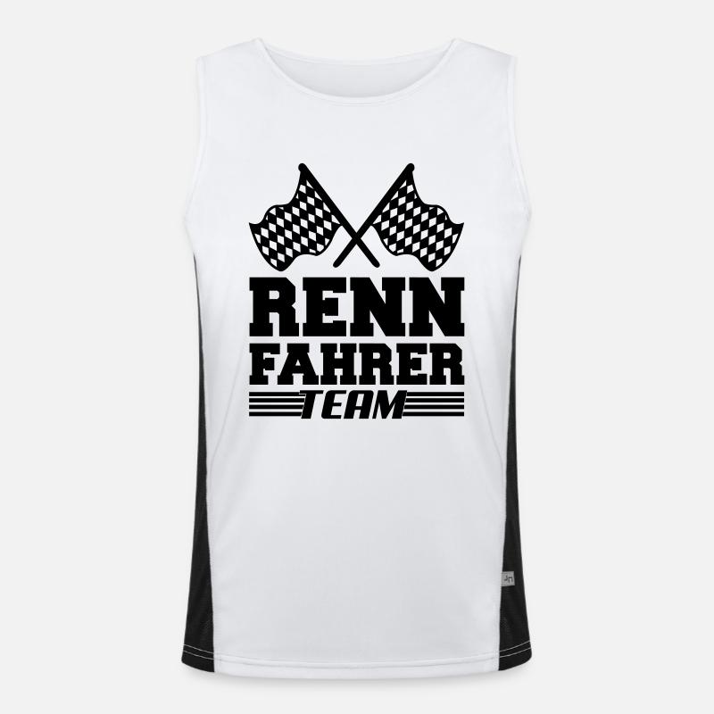 Équipe de course Débardeur respirant contrasté Homme 