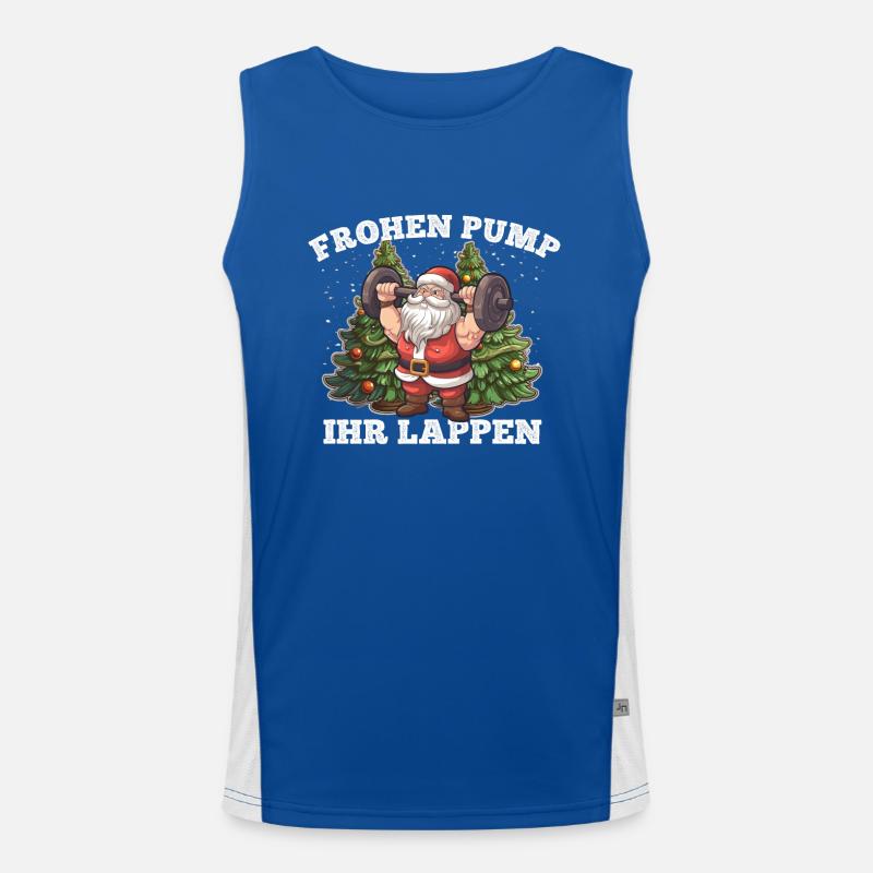 frohen pump Funktionelles Kontrast-Tank Top für Männer 