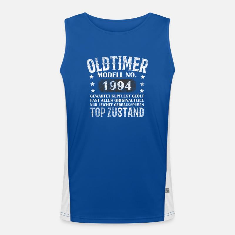 1994 Vintage Geburtstag Gift Tee Retro Style Funktionelles Kontrast-Tank Top für Männer 