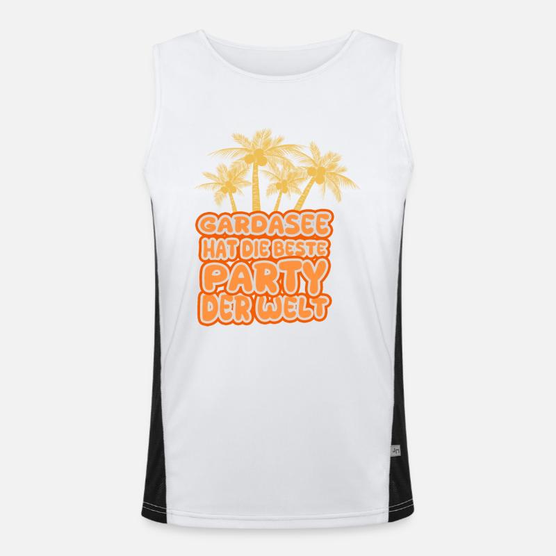 Vacances Lac de Garde Débardeur respirant contrasté Homme 