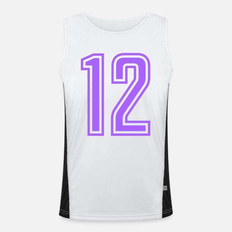 12 Men's Functional Contrast Tank Top 