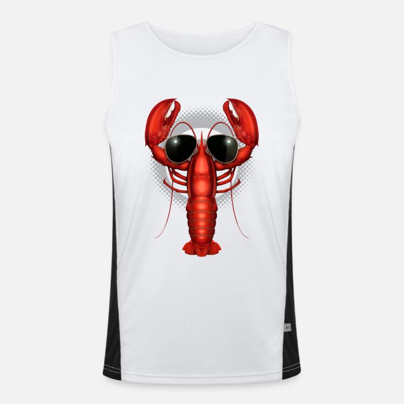 KÜHLER HOBSTER Funktionelles Kontrast-Tank Top für Männer 