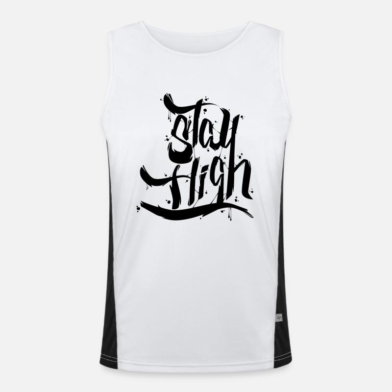 Stay High Funktionelles Kontrast-Tank Top für Männer 
