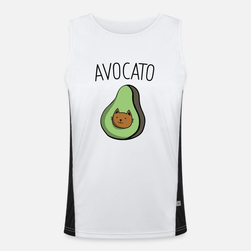 Avocado Funktionelles Kontrast-Tank Top für Männer 