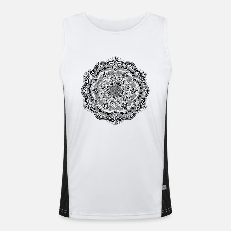 Mandala Débardeur respirant contrasté Homme 