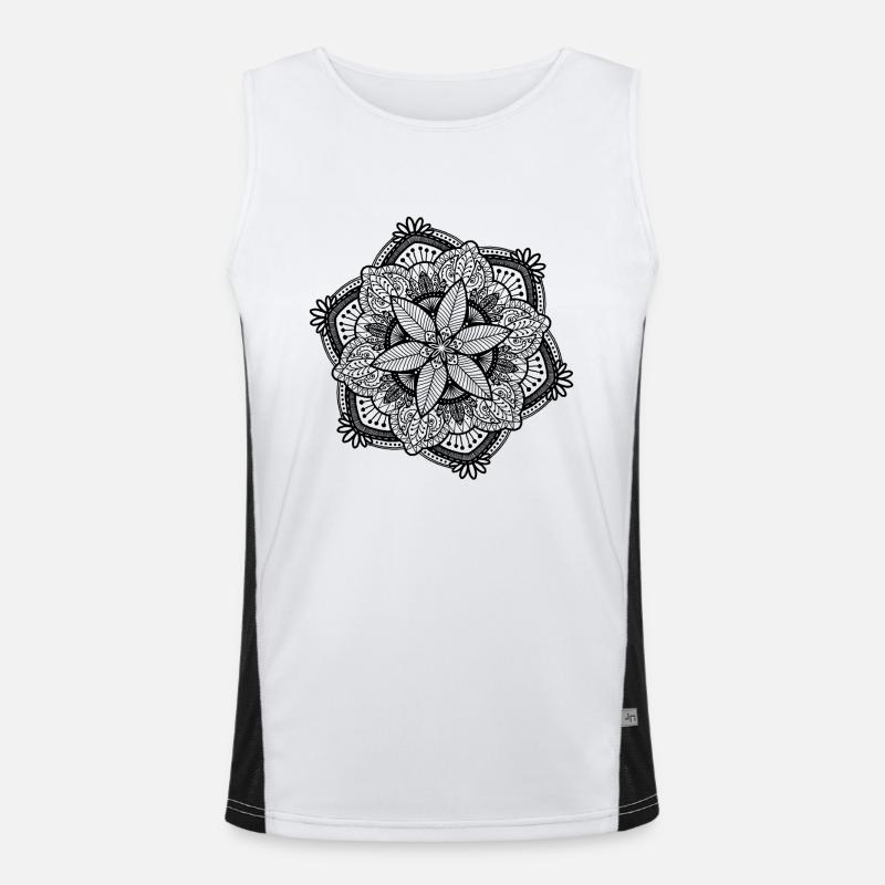 Mandala Débardeur respirant contrasté Homme 