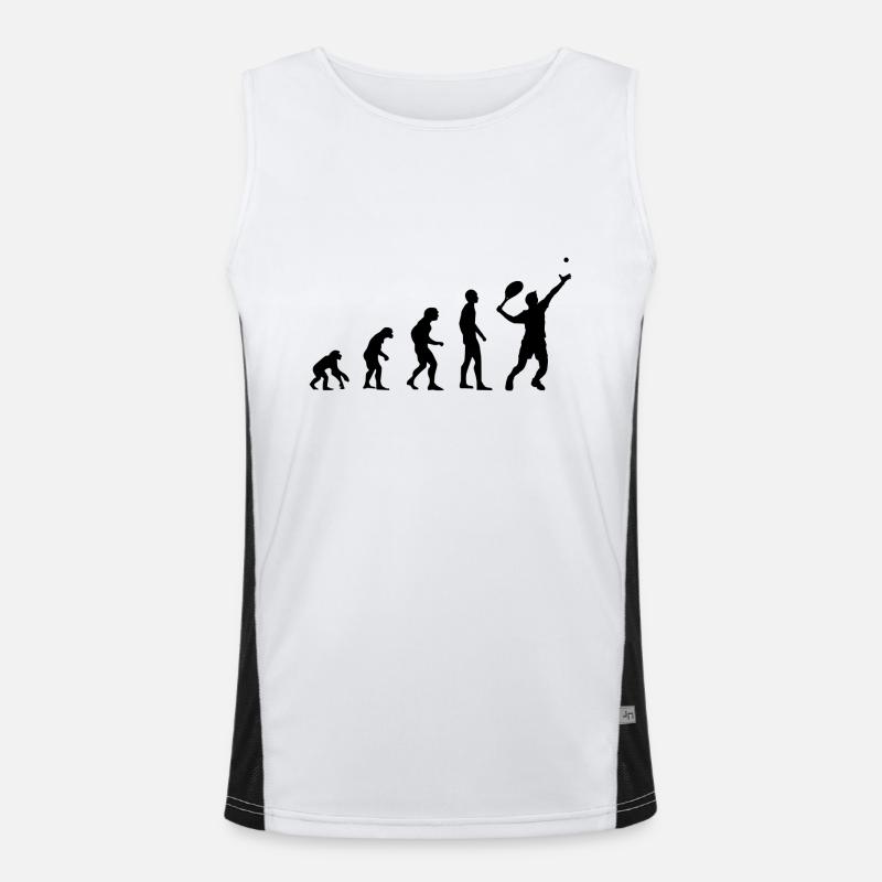 Tennis Evolution Funktionelles Kontrast-Tank Top für Männer 