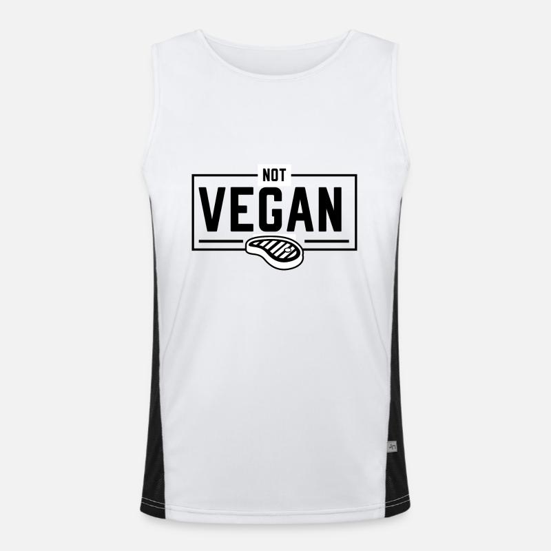 PAS VEGAN Débardeur respirant contrasté Homme 