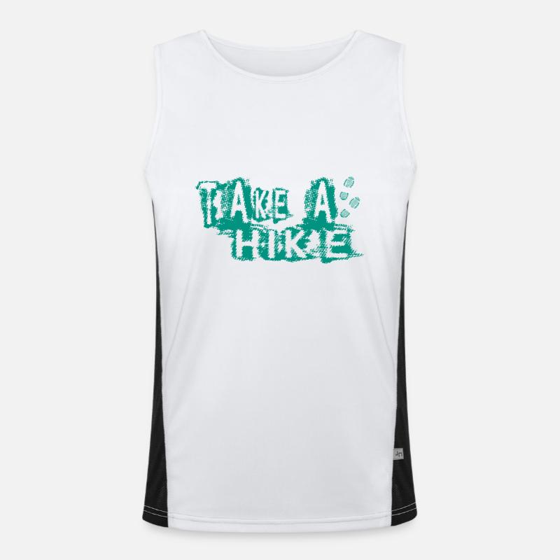 TAKE A HIKE Men's Functional Contrast Tank Top 