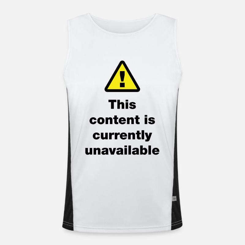 ⚠ This Content Is Currently Unavailable Men's Functional Contrast Tank Top 