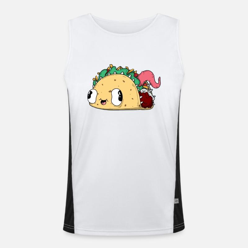 Taco Funktionelles Kontrast-Tank Top für Männer 