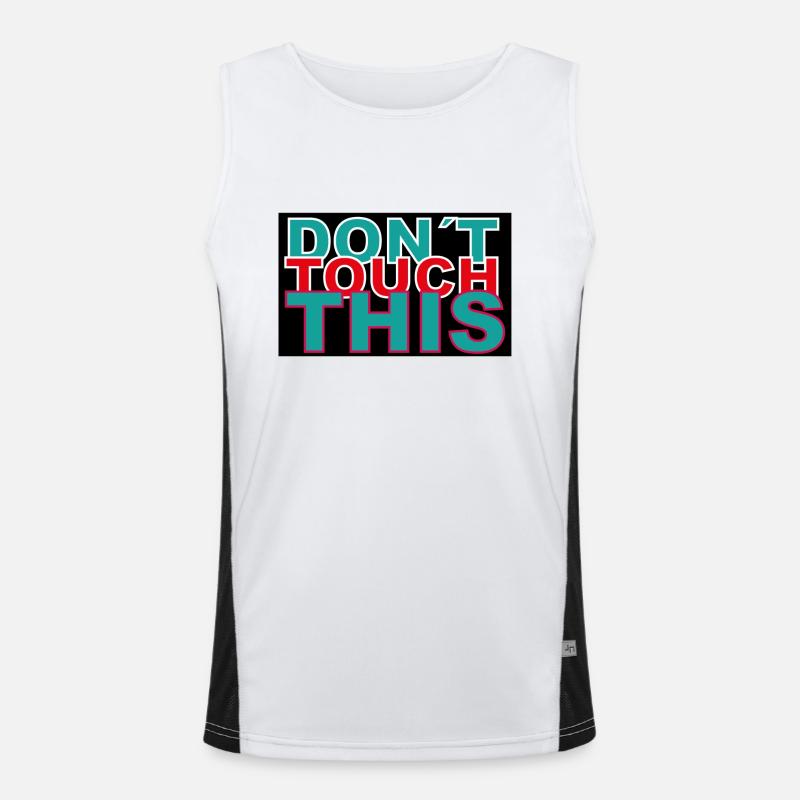 dont touch this Men's Functional Contrast Tank Top 