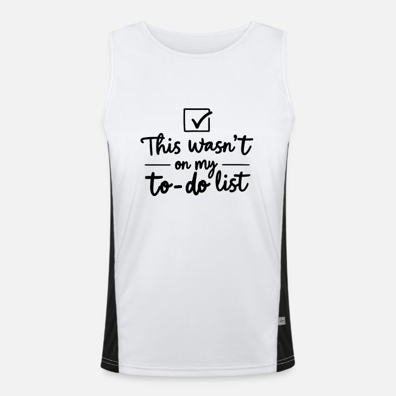 Unexpected task Men's Functional Contrast Tank Top 