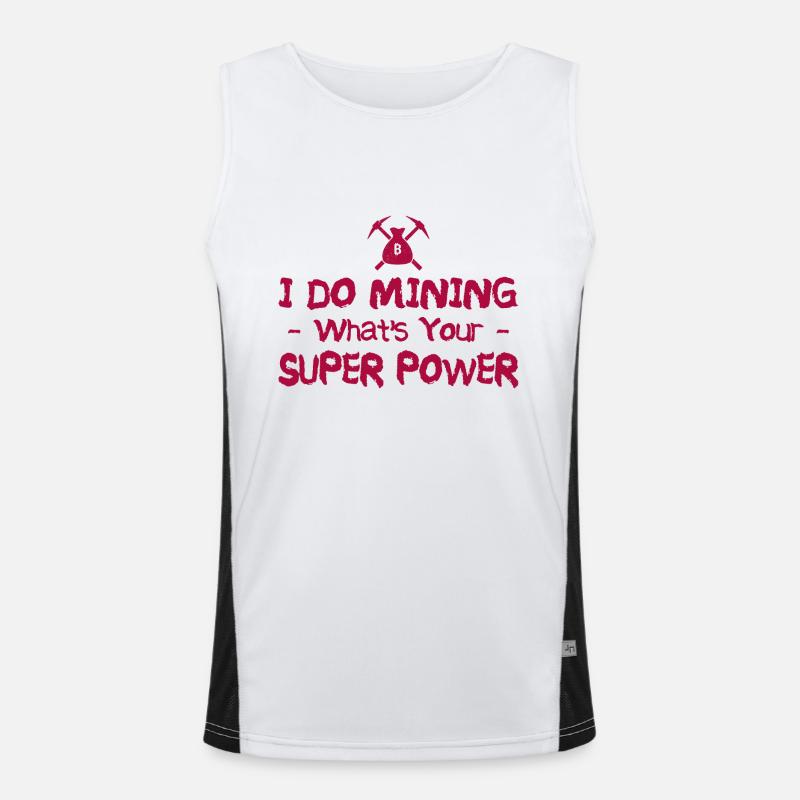 Mining Men's Functional Contrast Tank Top 