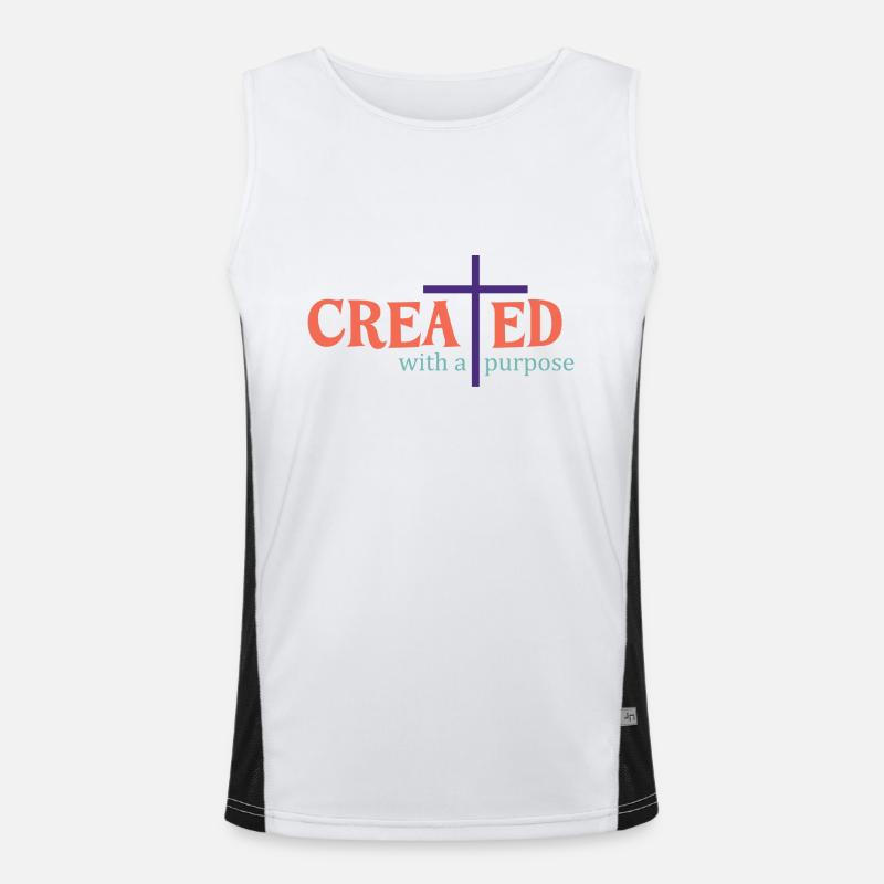 created with a purpose Men's Functional Contrast Tank Top 