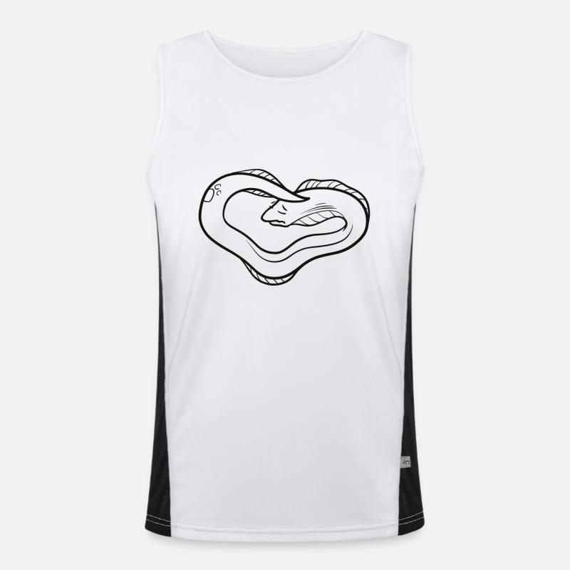 Doreene the moray eel has migraines Men's Functional Contrast Tank Top 
