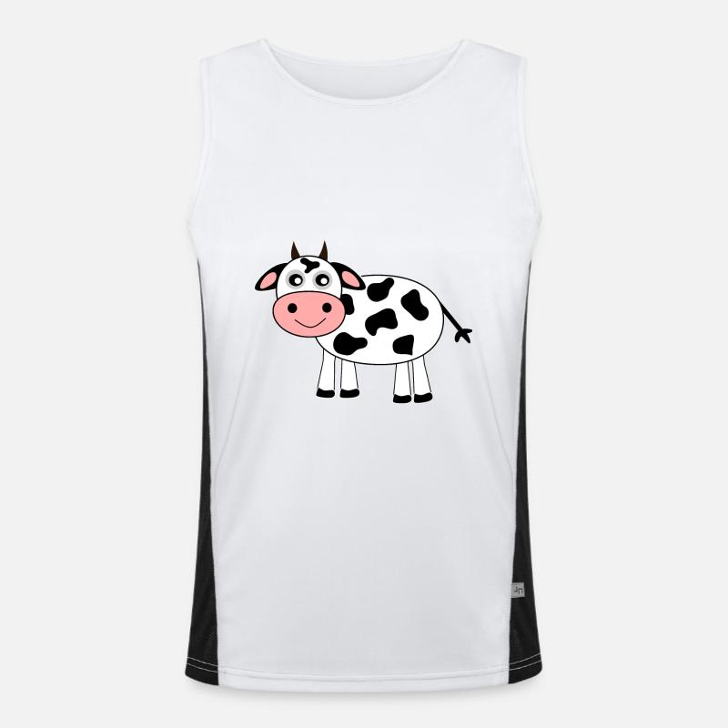 Vache Débardeur respirant contrasté Homme 