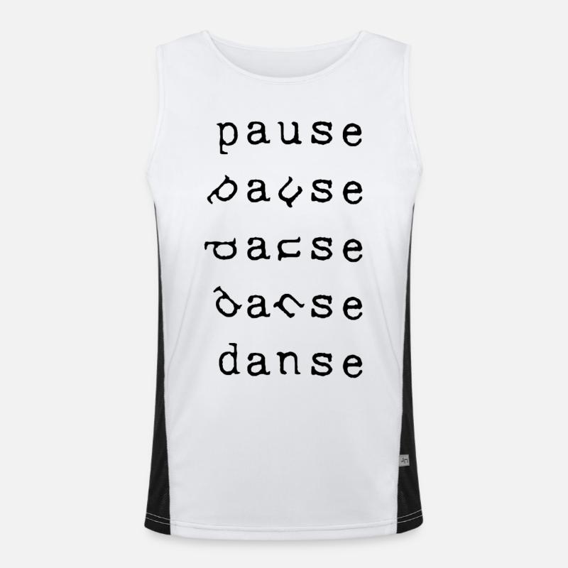 Danse Débardeur respirant contrasté Homme 