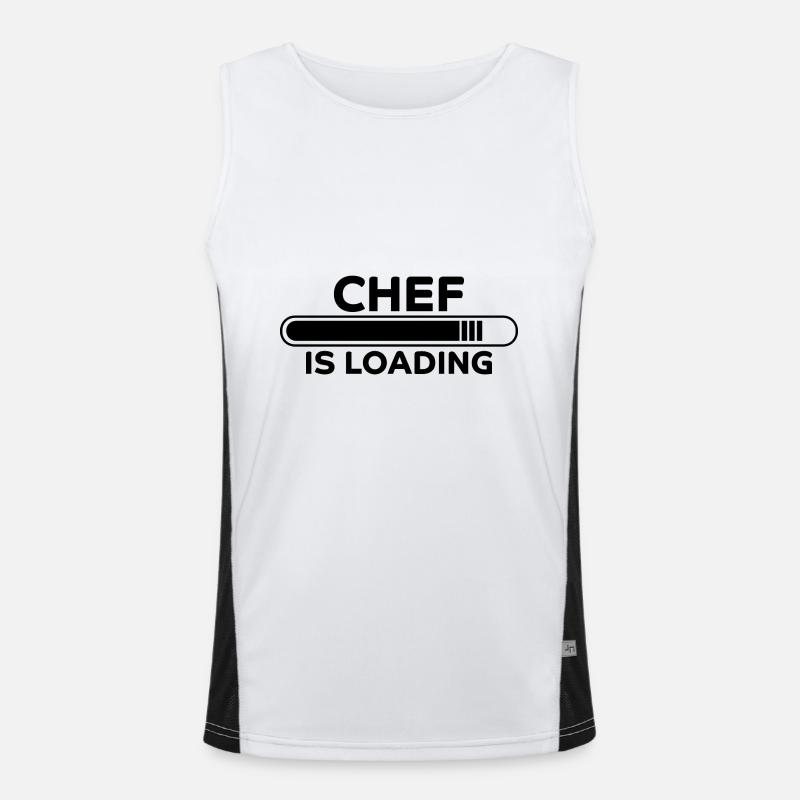 Chef Spruch Beruf Kollegen Lustiges Chef Geschenk Funktionelles Kontrast-Tank Top für Männer 