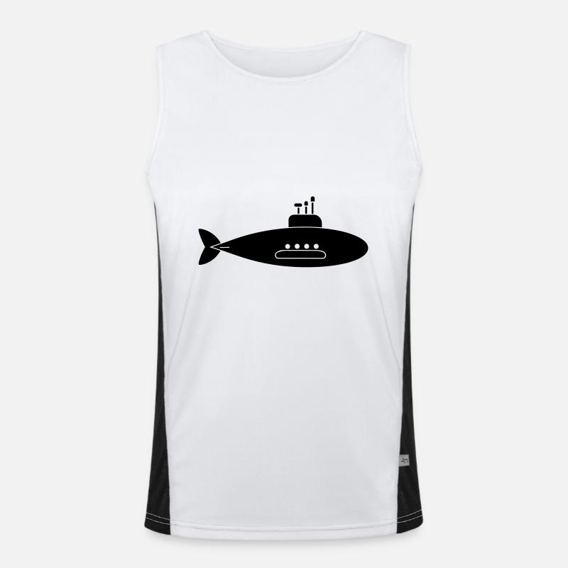 U-Boot-Boot Funktionelles Kontrast-Tank Top für Männer 