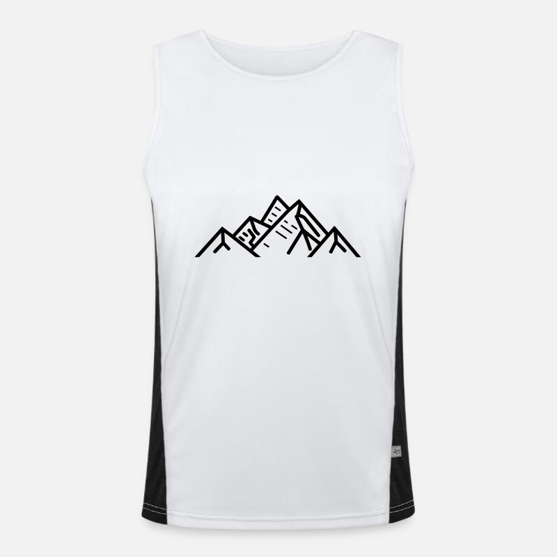 Montagne Débardeur respirant contrasté Homme 