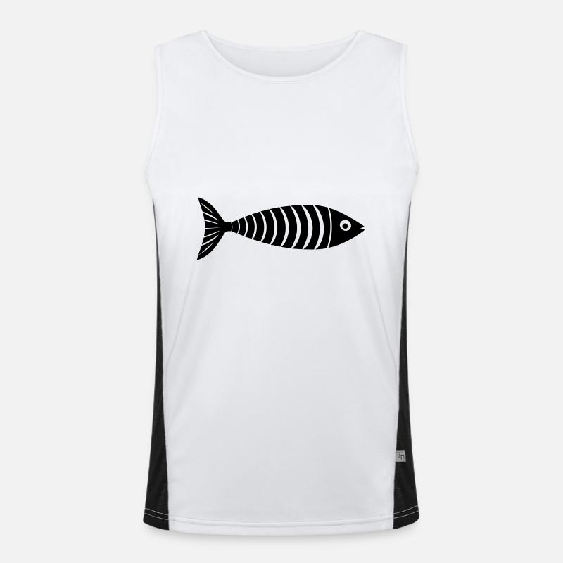 fish Men's Functional Contrast Tank Top 