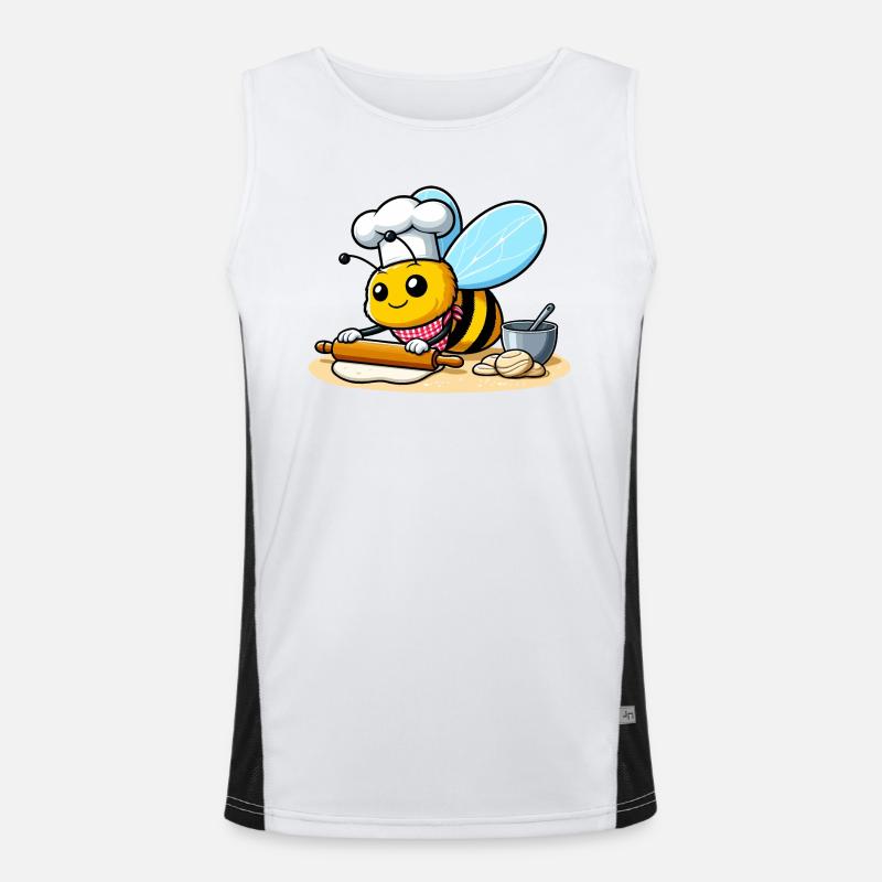 Baking Bee Men's Functional Contrast Tank Top 